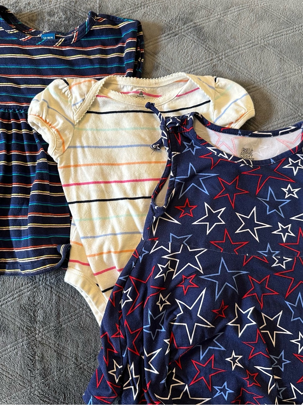🇺🇸 12-18M Summer Dress Bundle Old Navy Baby Gap Falls Creek 3 Pc